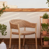 Стул уличный Kave Home POLA J0600050FN46 (коричневый)