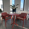 Комплект Nardi Outdoor стол SPRITZ 60 см + 2 кресла Net (красный) 
