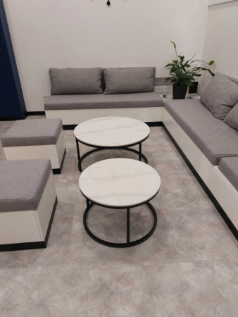 Комплект журнальных столиков VTR- Лоренза CT-35 каса вайт