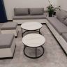 Комплект журнальных столиков VTR- Лоренза CT-35 каса вайт