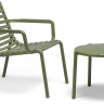 Кресло из полипропилена Nardi DEI- Doga Relax (капучино/зеленый)
