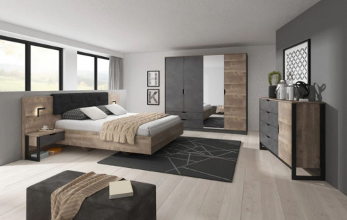 Спальня Perfect Home Арден / Arden Дуб санд гранж/матера