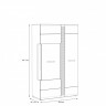 Витрина 2D правая Forte LOCARNO LCRV521R
