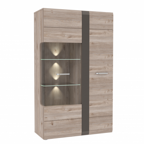 Витрина 2D правая Forte LOCARNO LCRV521R