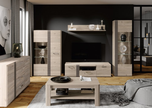 Витрина 2D правая Forte LOCARNO LCRV521R