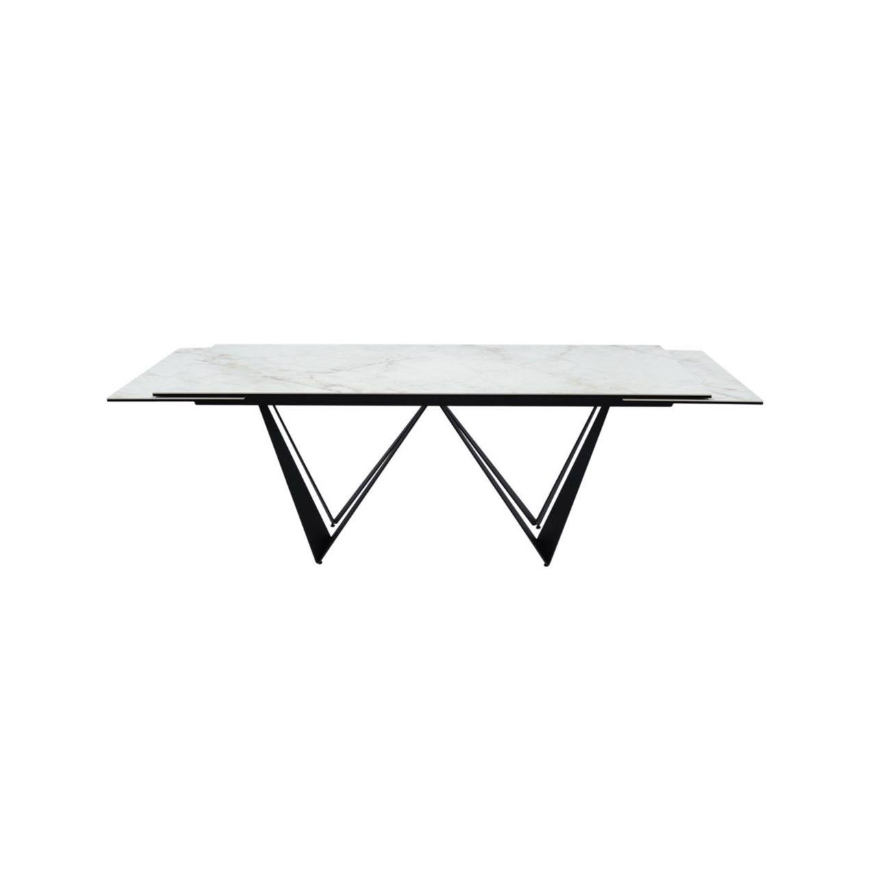 Стол керамический раздвижной Avn- ROMA 200-300x100 Ceramic White