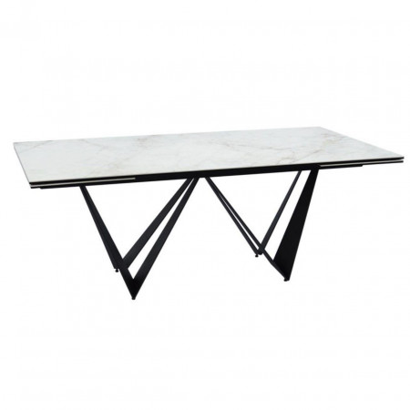 Стол керамический раздвижной Avn- ROMA 200-300x100 Ceramic White