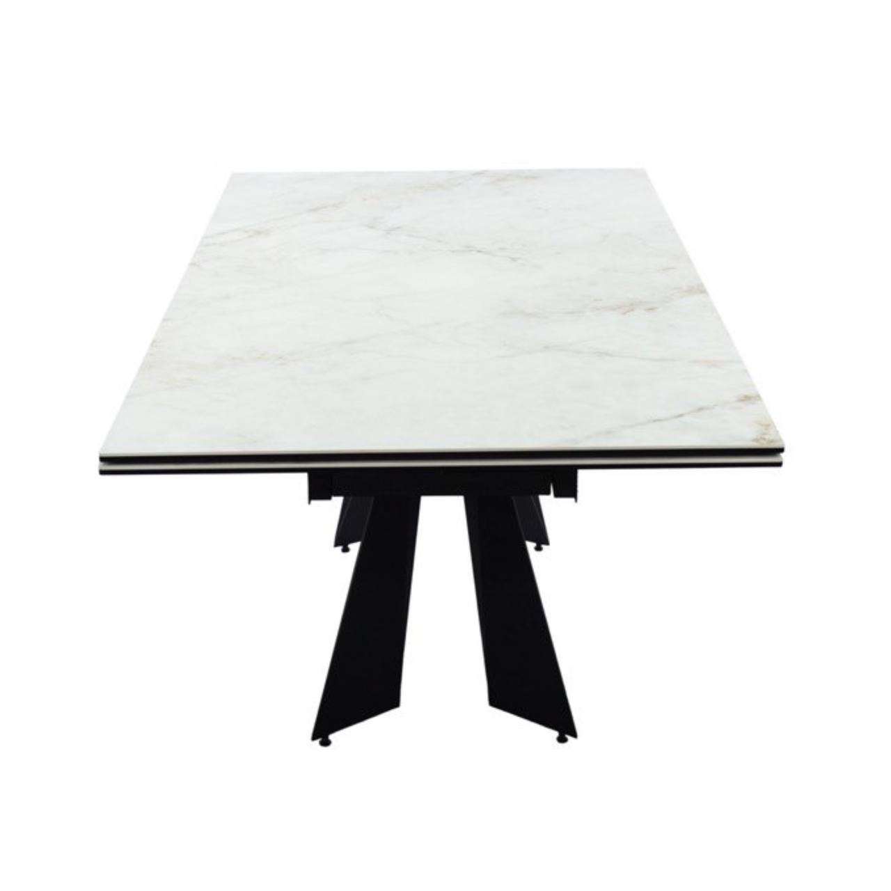 Стол керамический раздвижной Avn- ROMA 200-300x100 Ceramic White