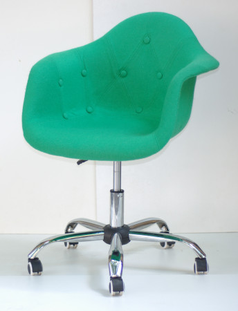 Кресло офисное OND- Leon Soft Office Шерсть (Желтый W-4, Зеленый W-17)