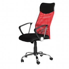 Офисный стул IDEA PREZIDENT красный К56