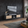 Тумба под телевизор навесная Helvetia FRIDA 24JDMT40 (антрацит/дуб промасленный)