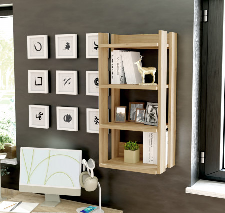 Полка навесная Forte COXIM CXMR711 (дуб Маувелла)