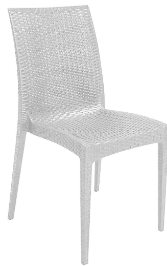 Стул из полипропилена GRANDSOLEIL CA- CHAIR RATTAN BISTROT