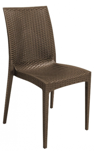 Стул из полипропилена GRANDSOLEIL CA- CHAIR RATTAN BISTROT