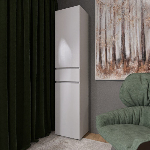 Пенал с ящиком EVR- Лайт ПЛ-1 белый(нимфея альба)