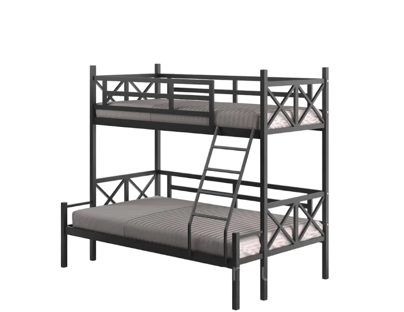 Кровать двухъярусная металлическая MGP- Герда 2+1 