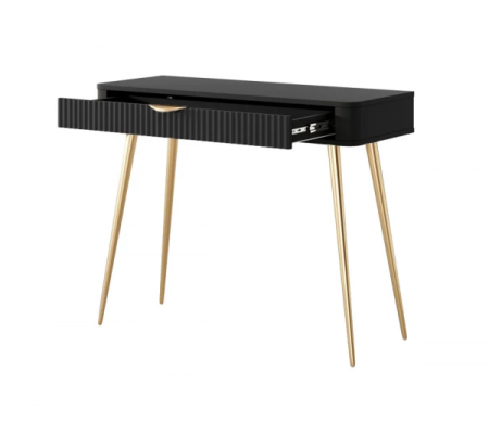 Туалетный столик Perfect Home- Ланте/Lante черный /золото  
