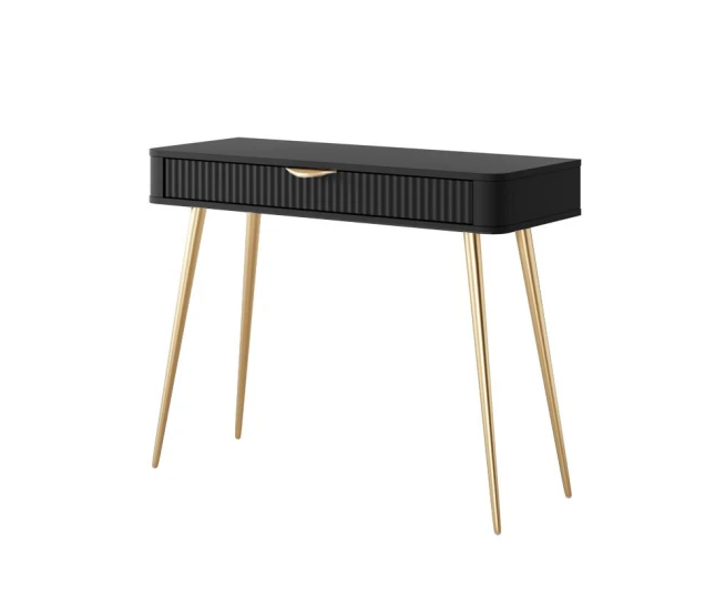 Туалетный столик Perfect Home- Ланте/Lante черный /золото  