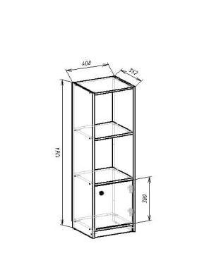 Стеллаж модульный Chess KOD- ШК-м-детский
