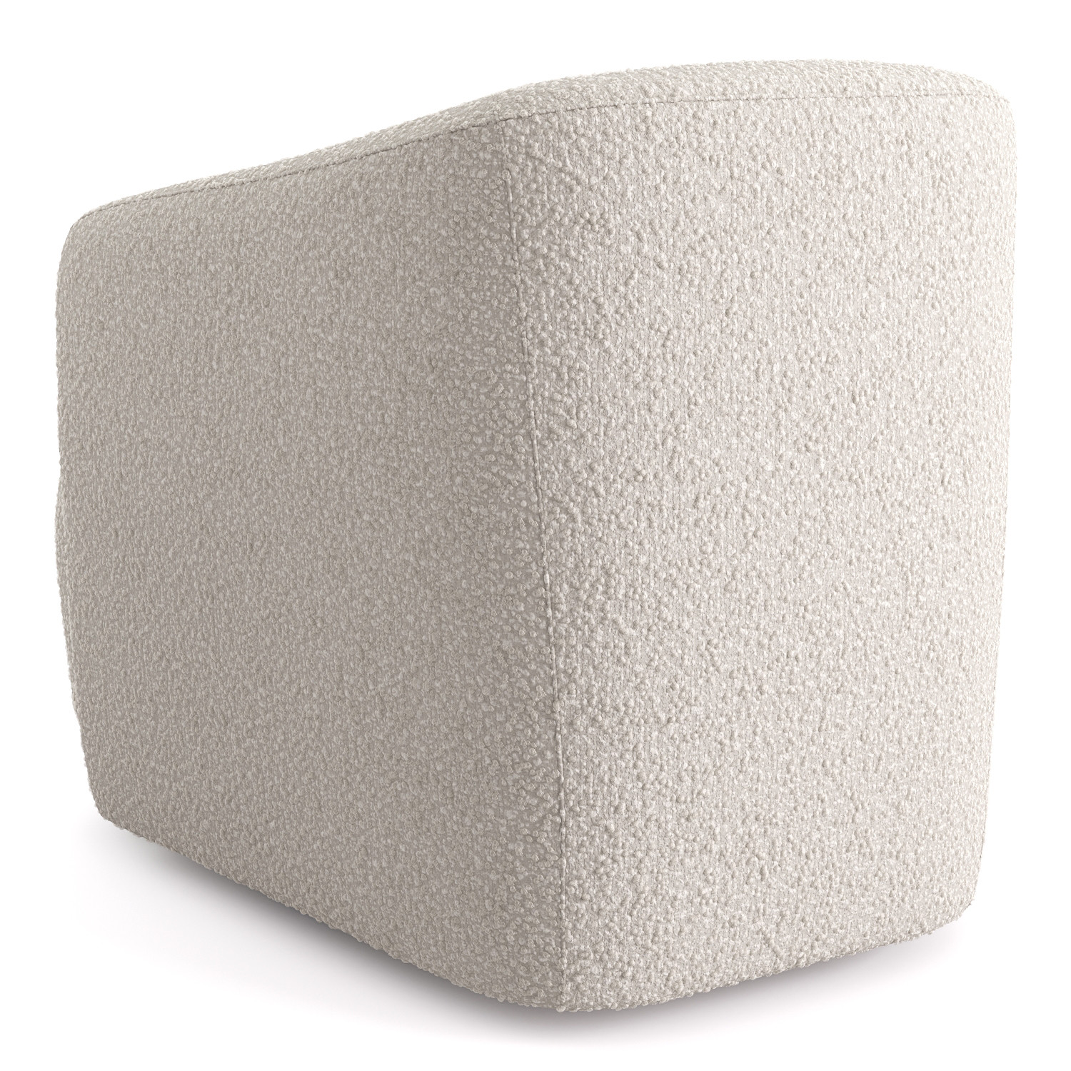 Дизайнерское мягкое кресло Mil- ANDERS 73х80х70 см Белый