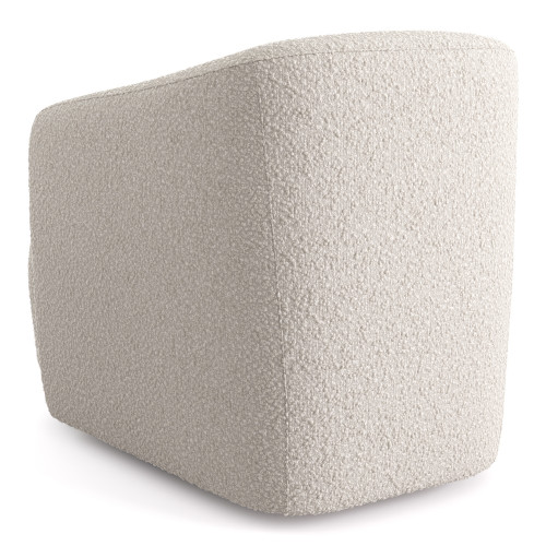 Дизайнерское мягкое кресло Mil- ANDERS 73х80х70 см Белый