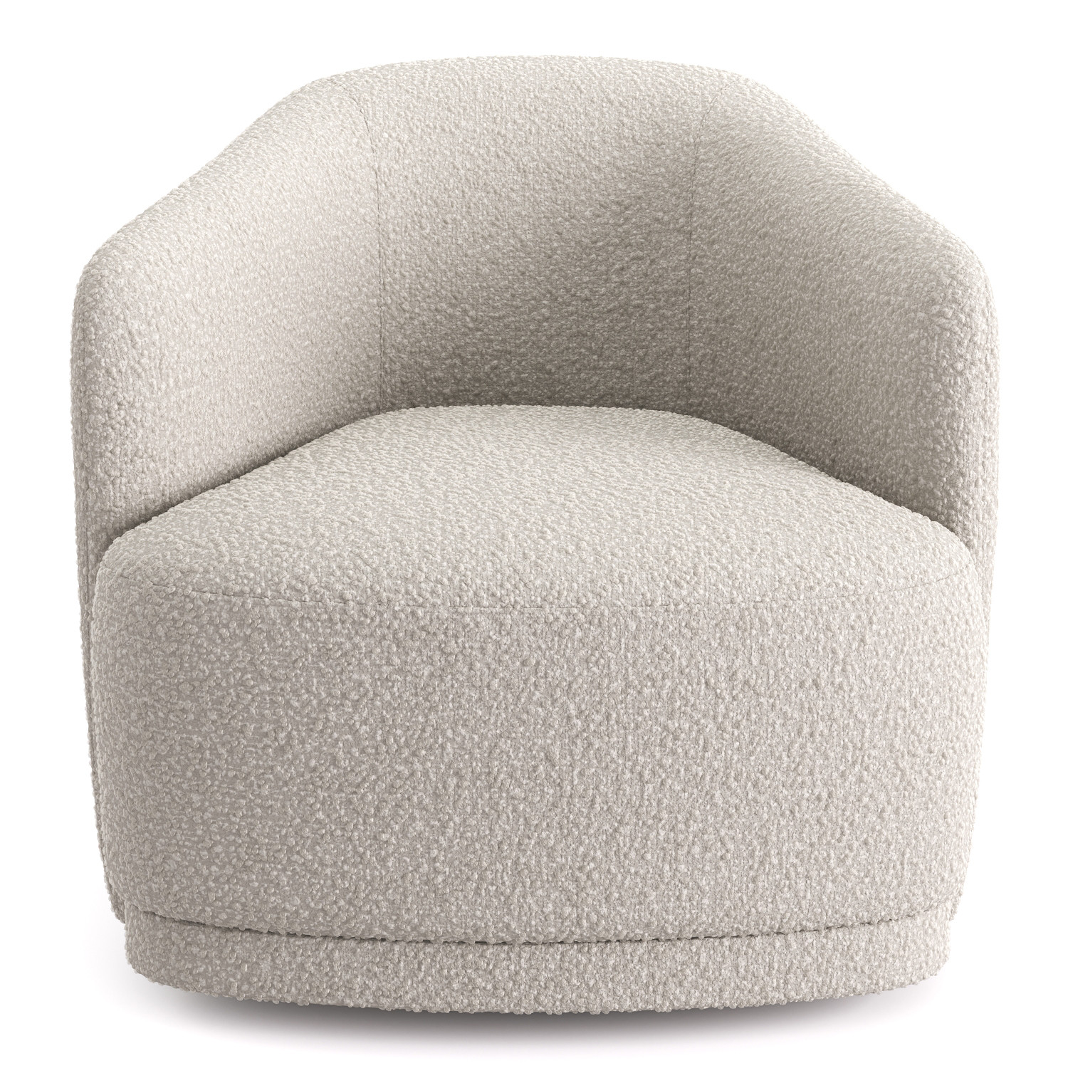 Дизайнерское мягкое кресло Mil- ANDERS 73х80х70 см Белый