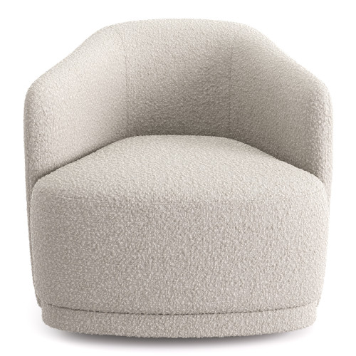 Дизайнерское мягкое кресло Mil- ANDERS 73х80х70 см Белый