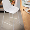 Стул полубарный Kave Home QUINBY CC1221S05H (белый)