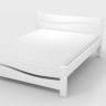 Кровать двуспальная MCN- Волна (белый, серый) 
