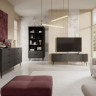 Тумба под телевизор Perfect Home Ланте / Lante 2D/163 (Черный)