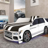 Кровать автомобиль VRN- Premium Мерседес P006 (Черный, Белый)