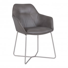 Кресло модерн NL- LAREDO (серый, бежевый)
