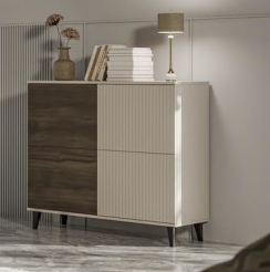 Комод HALMAR RANDOM 2 KM-2 кашемир-орех