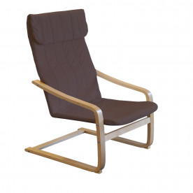 Кресло IDEA LISA коричневое