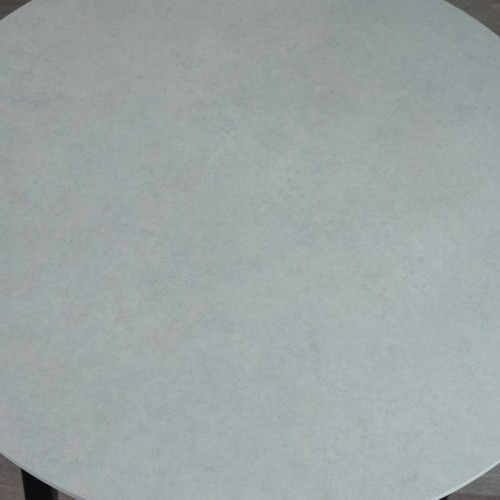 Стол круглый кухонный (дерево, МДФ, HPL) Ont- Розарио 90 Жемчужина