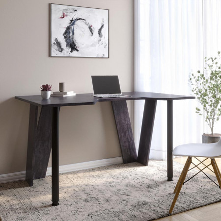 Компьютерный стол LION- Квест Бетон темный (LION-041164)