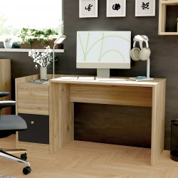 Стол письменный Forte COXIM CXMB121L (дуб Маувелла/черный)