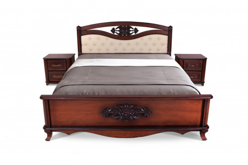 Кровать деревянная с патиной BIO- Элит Грация