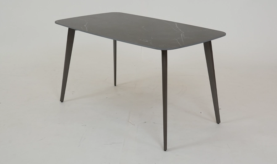 Стол обеденный TOP- Норман черный мат/ шоколадный