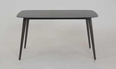 Стол обеденный TOP- Норман черный мат/ шоколадный