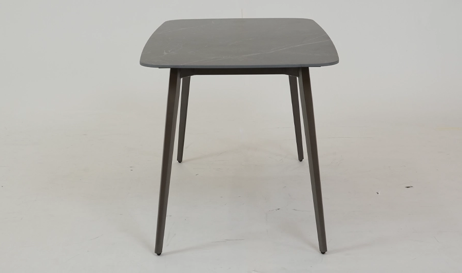 Стол обеденный TOP- Норман черный мат/ шоколадный