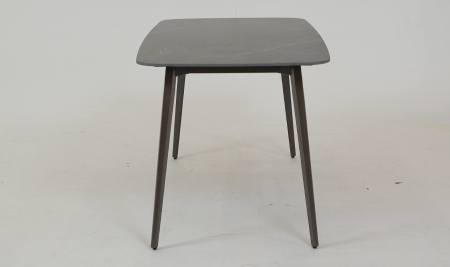 Стол обеденный TOP- Норман черный мат/ шоколадный