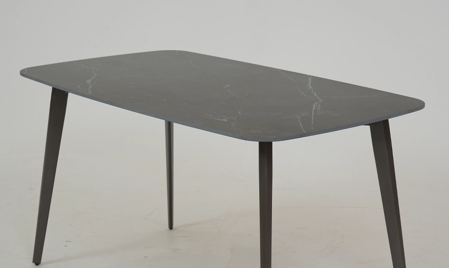 Стол обеденный TOP- Норман черный мат/ шоколадный