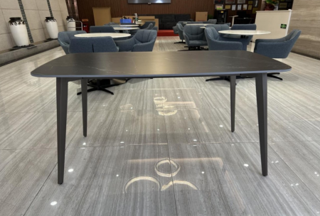 Стол обеденный TOP- Норман черный мат/ шоколадный