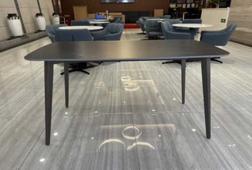 Стол обеденный TOP- Норман черный мат/ шоколадный