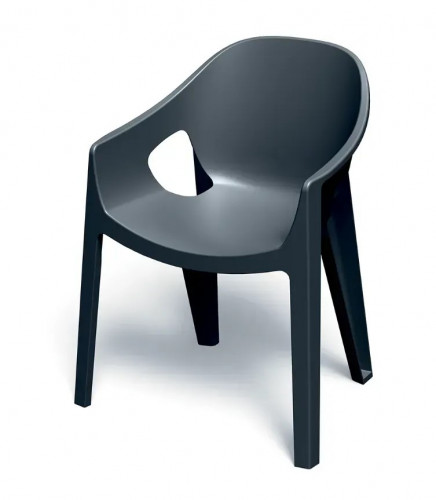 Лаунж-кресло уличное VLL- FERNE Premo (антрацит, серый)