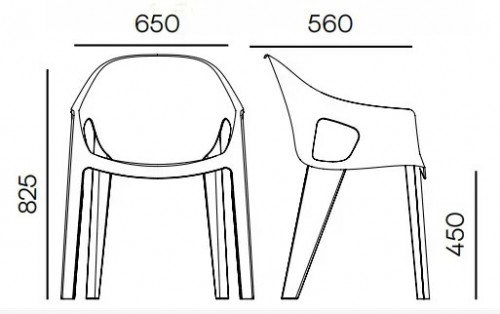 Лаунж-кресло уличное VLL- FERNE Premo (антрацит, серый)