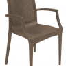 Кресло из полипропилена GRANDSOLEIL CA- ARMCHAIR RATTAN BISTROT