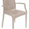 Кресло из полипропилена GRANDSOLEIL CA- ARMCHAIR RATTAN BISTROT