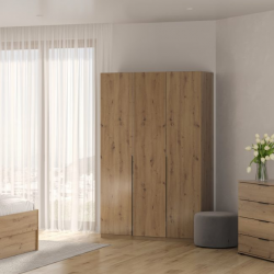 Шкаф MRK- TEDDY 134,4*210,6 м Дуб Артизан 3 двери   